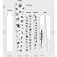 Dyedbro Gravel Bike Frame Protection Kit - Old School Tattoo