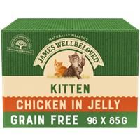 James Wellbeloved Cat Kitten Grain Free Chicken Pouch 12X85Gm