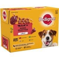 PEDIGREE Adult Wet Dog Food Mixed Selection in Jelly 12 x 100g Pouch