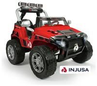 INJUSA 75324 Monster Car 24V Color Red, 3-4 Años