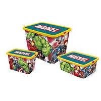 Avengers Marvel Set Of 3 Storage Boxes