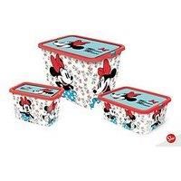 Set of 3 Minnie Vintage Storage Boxes