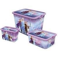 Set Of 3 Frozen Storage Box/'s