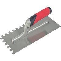 Rubi 72909 280mm 10x10mm Steel Jagged Notched Trowel Pro Tiler Fitter Plumber