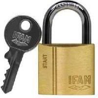 Key Padlock Ifam Sr30 30 Mm Brass Steel Bow NEW
