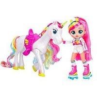 BFF BY CRY BABIES Dreamy & Rym - Deluxe Pack Includes the exclusive articulated Dreamy doll and her unicorn Rym-Gift Toy for Girls and Boys +5 Years
