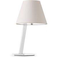 FARO BARCELONA MOMA Attractive Curved Table Lamp, White
