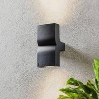 FARO BARCELONA KLAMP outdoor wall light, height 22.5 cm, two-bulb