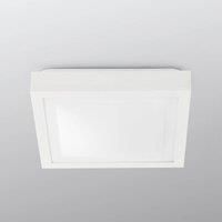 FARO BARCELONA Tola bathroom ceiling light, 27 x 27 cm, white