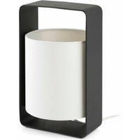 FARO BARCELONA Lula table lamp in white, 27 cm