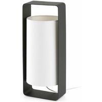 projecteur-Barcelona Lula 28385 Stainless Steel Post Lights 20 W sobremesas and téxtil Screen