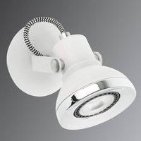 FARO BARCELONA Ring wall spotlight with LED in white