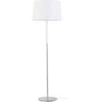 FARO BARCELONA Volta 20029 – Table and Floor Lamps, 20 W, Metal Body and Fabric Shade, White