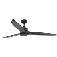 FARO BARCELONA Tonic LED ceiling fan, dark brown
