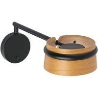 Netlighting Loop LED Indoor Wall Lamp Black Wood