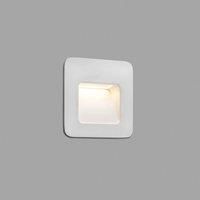 Nase LED Outdoor Recessed Wall Light White IP44