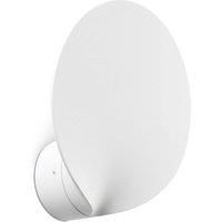 FARO BARCELONA Lotus LED outdoor wall light in white