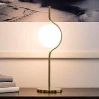 FARO BARCELONA Le Vita LED table lamp, opal glass