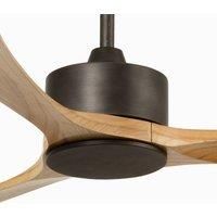 FARO BARCELONA Kauai XL ceiling fan, DC, brown