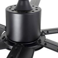 Andros XL ceiling fan for large rooms, black