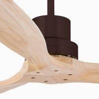 Lantau L ceiling fan DC 3 blades brown/pine