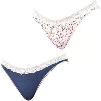 Janira Pack of 2 Coquette Women/'s Mini Cotton Panties 1030100. Women/'s Cotton Panties, Mini Cotton Panties, Women/'s Underwear Blue Pink