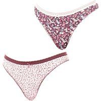 Janira Pack of 2 Coquettes Cotton Thongs for Women 1030787. Women/'s Cotton Thongs, Women/'s Thongs, Thong-Type Panties, Women/'s Underwear