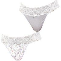 Janira Pack of 2 Coquettes Women/'s Cotton Thongs JPT1. Women/'s Cotton Thongs, Women/'s Thongs, Thong-Type Panties, Comfortable Underwear for Women, Underwear Panties