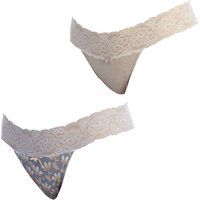 Janira  1032357-PRINT  women's Tanga briefs in Multicolour