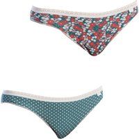 Janira Pack of 2 Mini Coquettes Cotton Panties 1032362 for Women