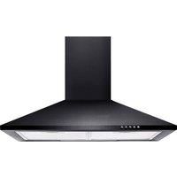 Culina CHIM60BKPF 60cm Chimney Hood in Black 3 Speed Fan