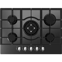 Cata 5 Burner Gas Hob Glass in Black