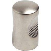 Decorative Round Peg Cabinet Knobs Matt Nickel 14mm 2 Pack (247HP)