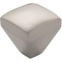 Decorative Soft Square Cabinet Knobs Satin Nickel 25mm 2 Pack (636HP)
