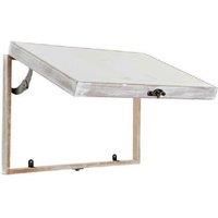 Modern Beige Key Cabinet - 2-Unit MDF Festive Storage Box, Compact Christmas Organiser