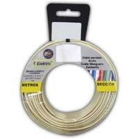 PRICE DROP! 20m Dual Outlet White Cable Reel for Car Accessories - Heavy-Duty, Universal Fit
