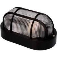 PRICE DROP! Modern IP54 Waterproof Outdoor Wall Light - E27, Black Oval Design