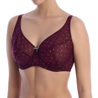 Selene Women/'s Classic Bra - Burgundy red, size: 105 cm
