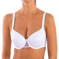 Selene Women/'s Vanessa Foam Cup Bra with Underwire, White, 32D UK (Manufacturer Size:85D)