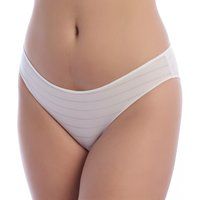 Selene Low Stripe Panties - White - M