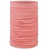 Buff, DryFlx Neckwarmer Man Woman Adult, Quick drying, Stretch, Reflective, Shiny, Night, Visibility, Running, Moisture wicking, One Size, Pink