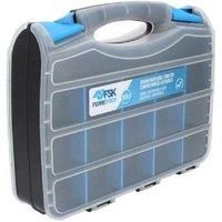 Ferrestock Double-Sided Plastic Tool & Accessory Organizer with Adjustable Modular Compartments - Compact Storage Solution