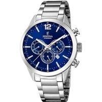 Festina Mens Chronograph Quartz Watch with Stainless Steel Strap F20343/7