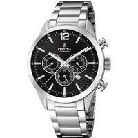 Festina F20343/8 Men's Timeless Chronograph Black Dial Watch