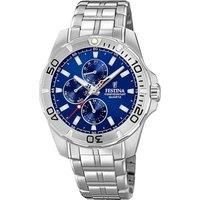 Multifunction Men/'s Watch in Steel, Blue PVD - FE.F20445/2