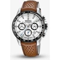 Festina Men's Chronograph Brown Leather Strap F20561/1 Watch - 23% OFF!