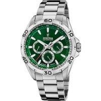 Festina F20623/3 Men's Green Dial Multi-Function Watch