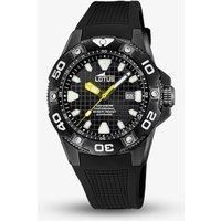 Lotus L18928/B Men's Black Dial Diver Watch