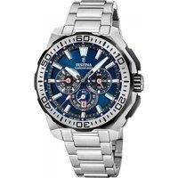 Festina Men's Watch Chronograph Steel/Dark Blue Chrono F20724/2