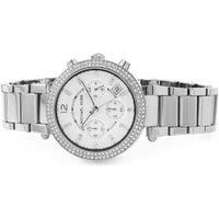 michael kors mk5353 parker silver dial s/steel crystal pave ladies classic watch